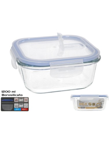 FIAMBRERA OSLO VALVULA 1200ML CUADRADA