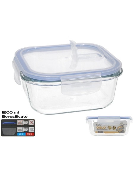 FIAMBRERA OSLO VALVULA 1200ML CUADRADA