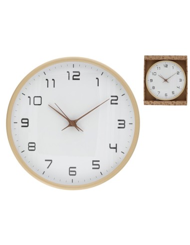 RELOJ DE PARED MADERA FADI 30 CM