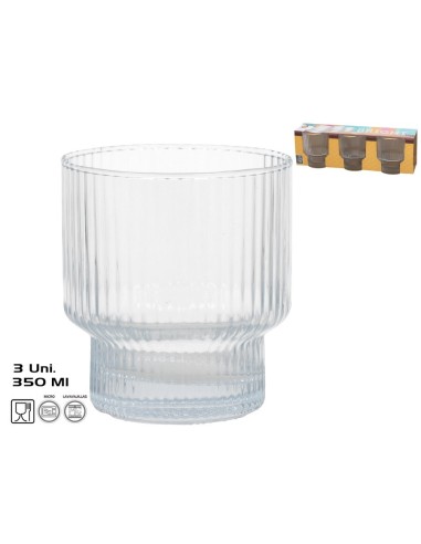 VASO BRIGHT X3 350 ML