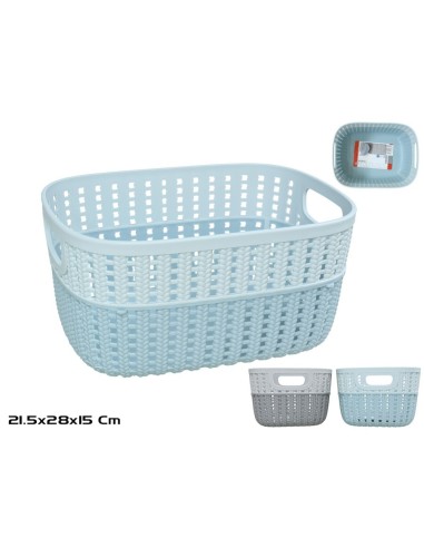 CESTA MULTIUSOS 28X21,5X15 CM