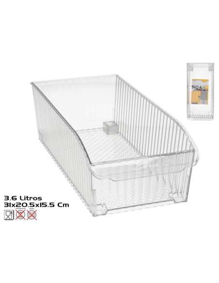 CAJON ORGANIZADOR 3,6L 31,5X15X10 CM ACRILICO