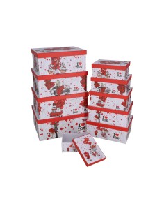 SET 10 CAJAS CORAZONES 37,5X29X16 CM