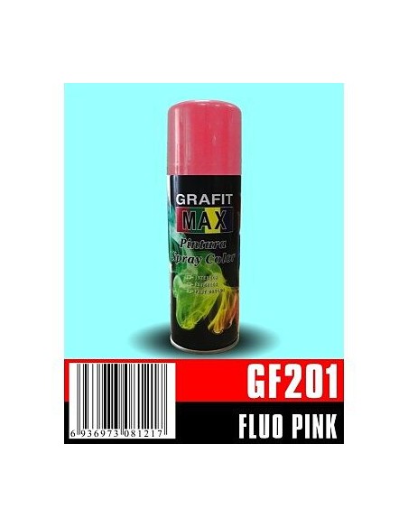 PINTURA SPRAY FLUORESCENTE ROSA