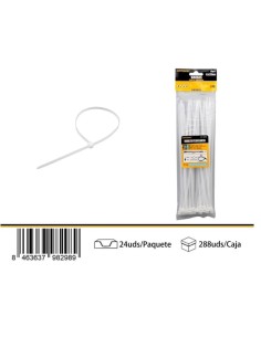 BRIDA BLANCA 4.6*250MM 30PCS