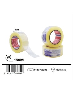 CINTA ADHESIVA TRANSPARENTE 48*150