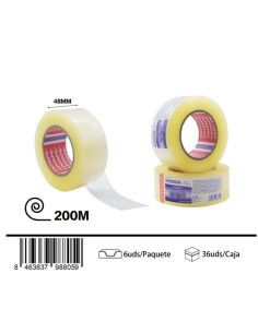 PRECINTO 4.8CMX200M TRANSPARENTE