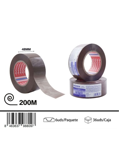 PRECINTO 4.8CMX200M MARRON