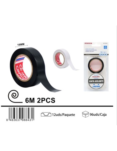 CINTA AISLANTE 18X6 2PCS