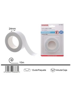 CINTA DOBLE CARA 24X10