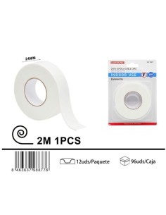 CINTA 24MMX2M DOBLE CARA