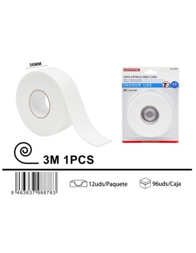 CINTA DOBLE CARA 36X3