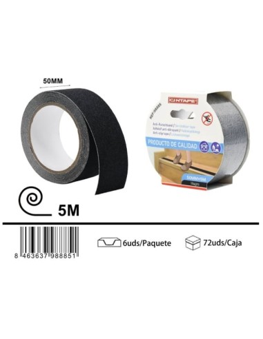 CINTA 50MMX5M ANTIDESLIZANTE