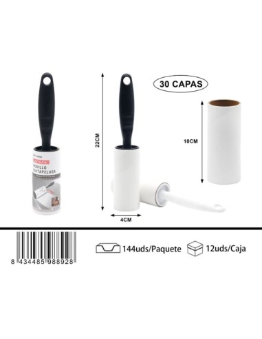 RODILLO LIMPIAPELUSA 30 CAPAS