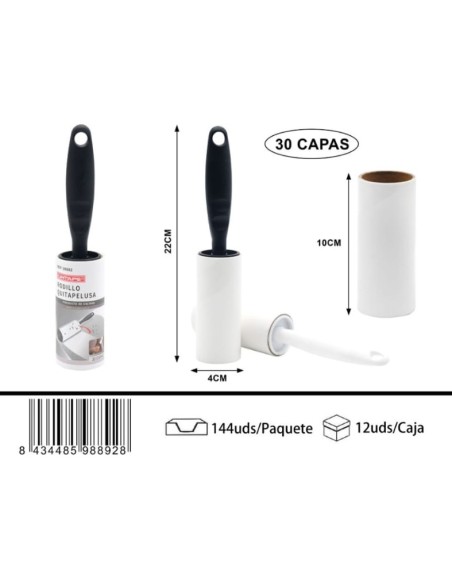 RODILLO LIMPIAPELUSA 30 CAPAS