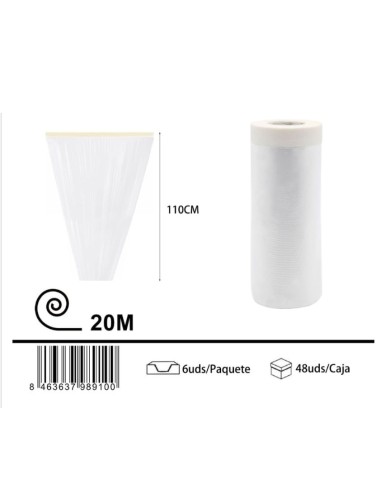 CINTA 110X20M BRICO CON PLASTICO