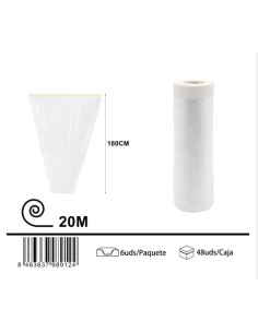 CINTA 180X20M BRICO CON PLASTICO