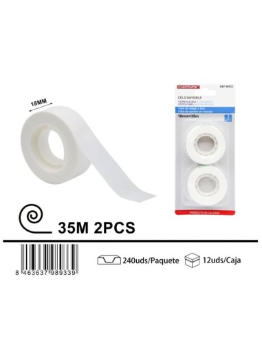 CINTA DOBLE CARA ACRILICA 30X1M