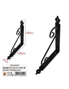 SOPORTE TRIANGULAR 190x140x25x3.0MM