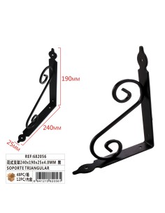 SOPORTE TRIANGULAR 240x190x25x4.0MM