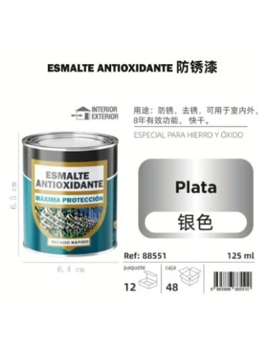 ANTIOXIDANTE 125ML PLATA