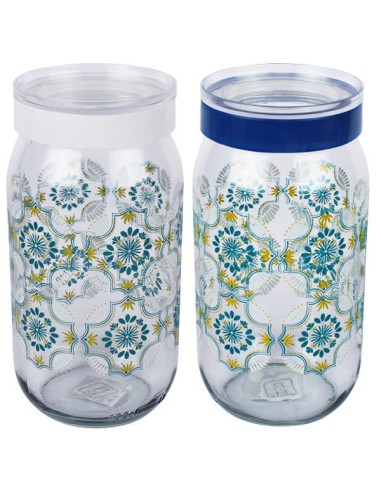 TARRO 1L CRISTAL DECORADO