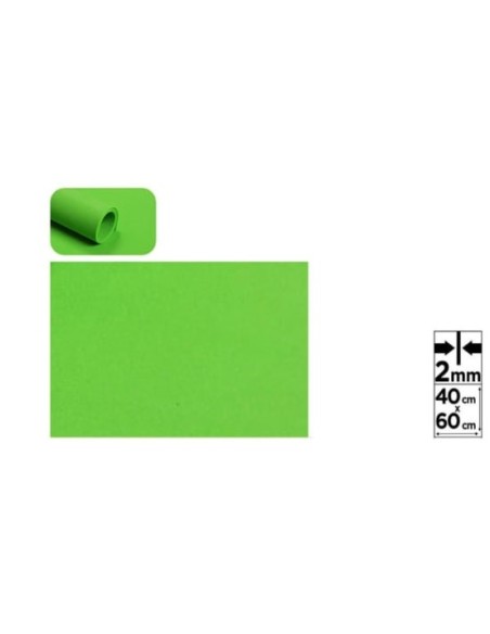GOMA EVA VERDE CLARO 40X60CM