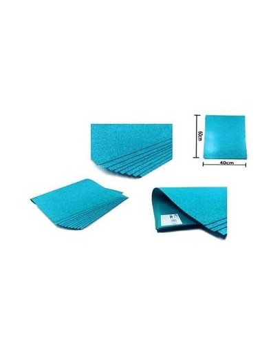 GOMA EVA AZUL CLARO PURPURINA 40X60CM