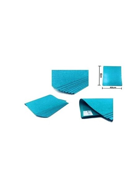 GOMA EVA AZUL CLARO PURPURINA 40X60CM