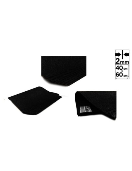 GOMA EVA NEGRO PURPURINA 40X60CM