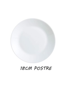 PLATO 18CM POSTRE ARCOPAL BL ZELIE