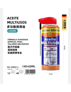 ACEITE MULTIUSOS 140ML+60ML