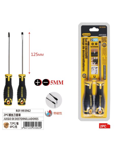 JUEGO DE DESTORNILLADORES