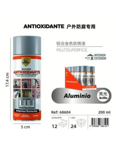 SPRAY 200ML ALUMINIO ANTIOXIDANTE