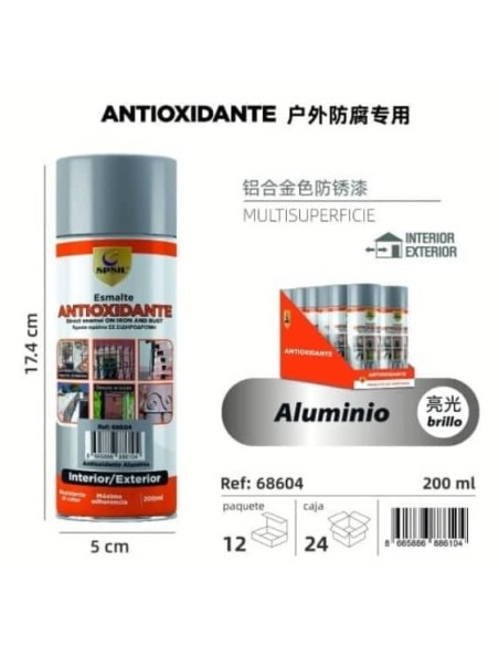 SPRAY 200ML ALUMINIO ANTIOXIDANTE