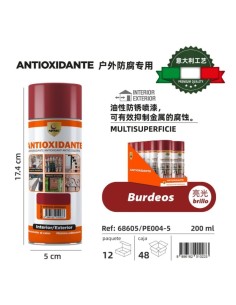SPRAY 200ML BURDEOS ANTIOXIDANTE