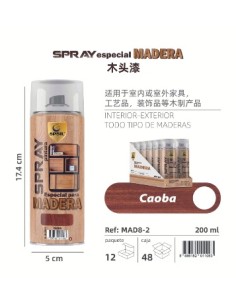 SPRAY 200ML MADERA CAOBA