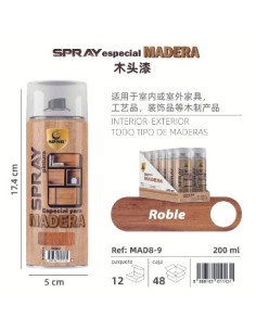 SPRAY 200ML MADERA ROBLE
