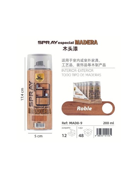 SPRAY 200ML MADERA ROBLE