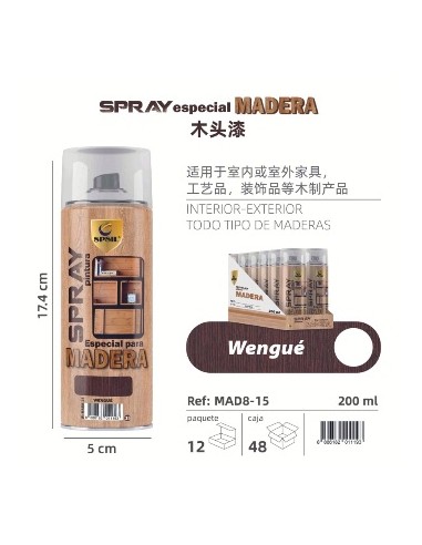 SPRAY 200ML MADERA WENGUE