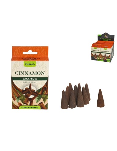 INCIENSO 28G 10 CONOS TULASI CINNAMON