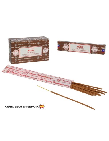 INCIENSO 15G 12 STICKS MUSK