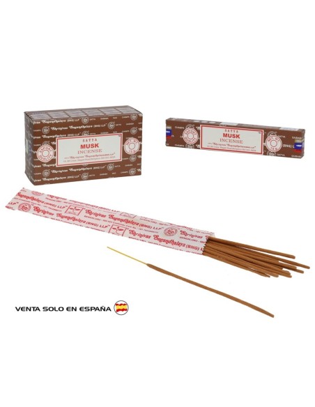 INCIENSO 15G 12 STICKS MUSK