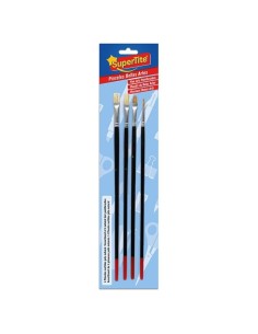 PINCELES ARTES 2-4-8 LARGOS 4UDS