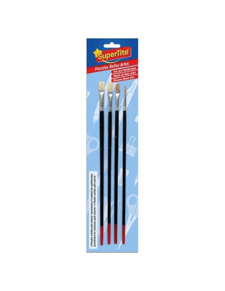 PINCELES ARTES 2-4-8 LARGOS 4UDS