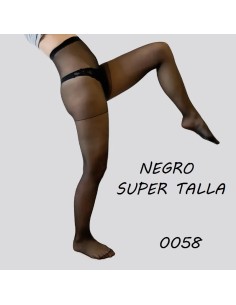 PANTY NEGRO SUPER TALLA ESPUMA CON BRAGA