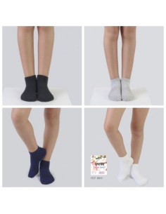 CALCETIN TOBILLERO NIÑO/A TRANSPIRABLE Y AJUSTABLE