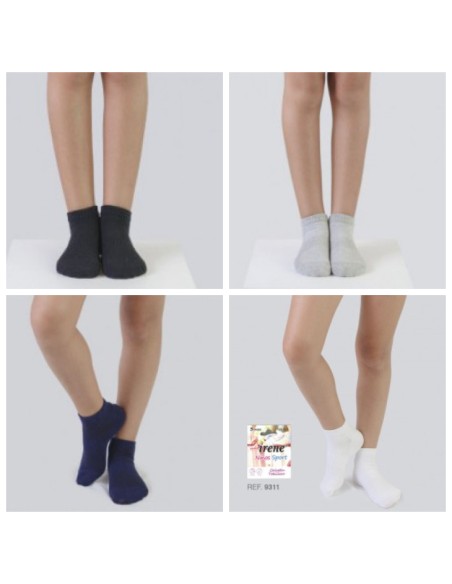 CALCETIN TOBILLERO NIÑO/A TRANSPIRABLE Y AJUSTABLE