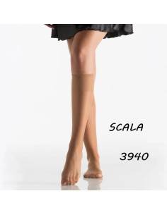 MINI MEDIA SCALA 2 PARES LYCRA PUNT. INVISIBLE