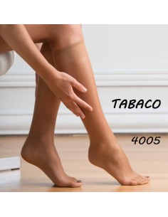 MINI MEDIA TABACO 17 DEN 2 PARES ESPUMA